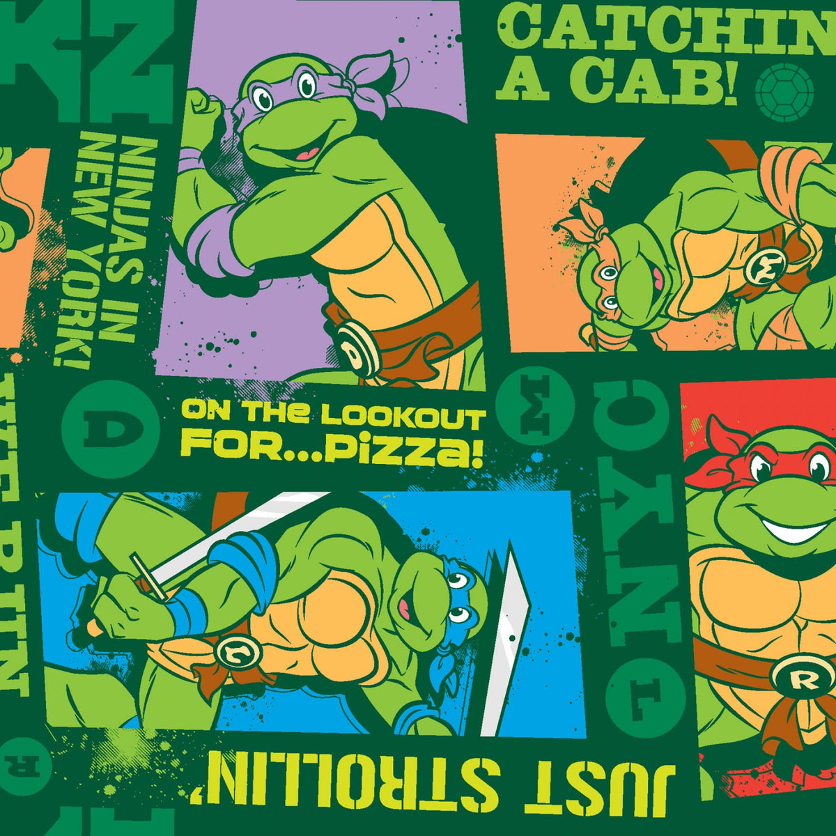 Ninja discount turtle fabric