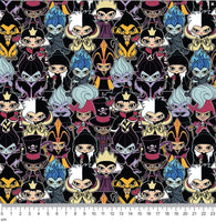 LC2838 Disney Villains Kawaii Cute Villain Stack Multi