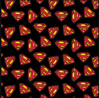LC1112 Superman Logo Black