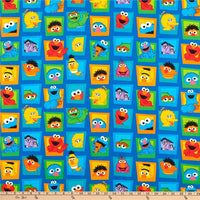 LC1747 Sesame Street Character Faces Blue