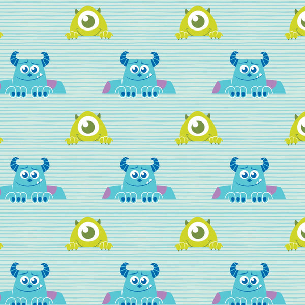 LC2558 Monsters Inc. Mike and Sully Stripe