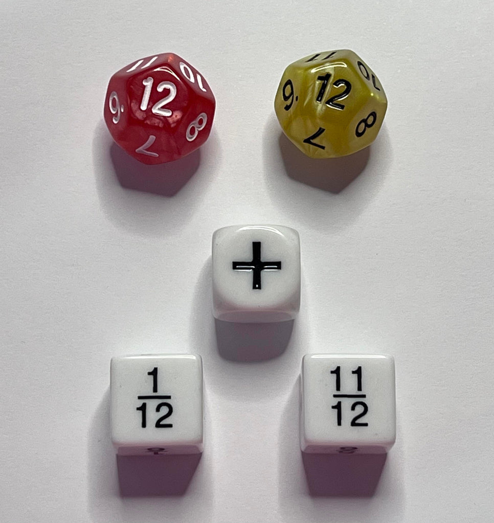Dice For Math Math Dice Set - Education Toy – Monkey Mama Fabrics & More