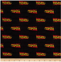 LC2059 Back To The Future Movie Title Logo Black