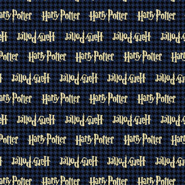 LC2234 Harry Potter houndstooth Black